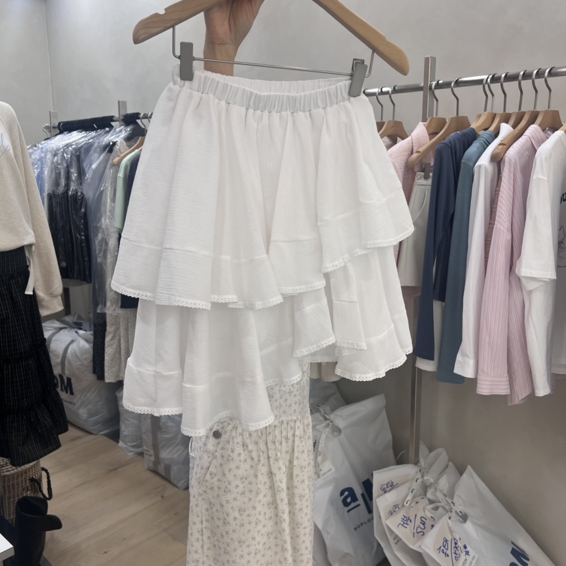 VILLABUTTON韓國直郵女裝新品職業25春夏熱賣休閑推薦人氣短裙VILLABUTTON短裙