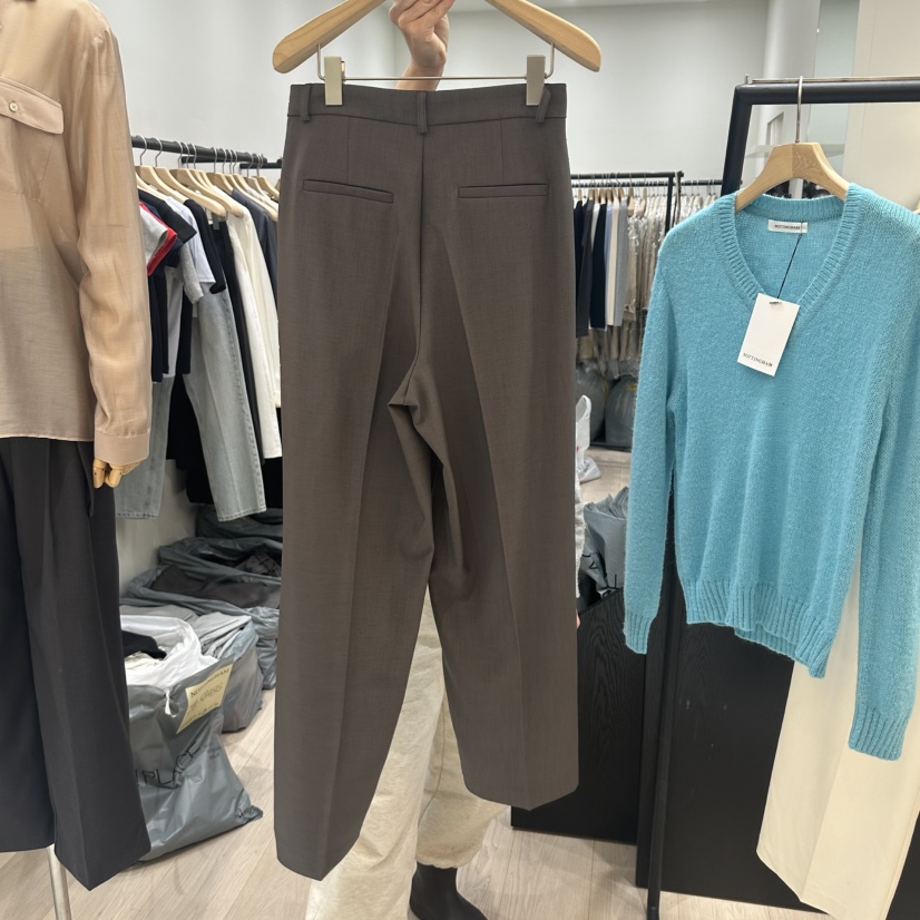 NOTTINGHAM韓國直郵女裝新款25春夏時尚真品休閑職業休閑褲NOTTINGHAM休閑褲