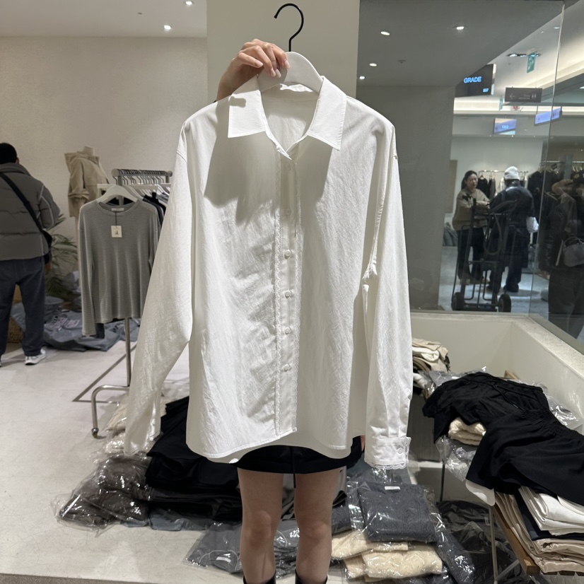 GRADE韓國直郵女裝新品休閑時尚推薦人氣熱賣職業襯衫蕾絲衫GRADE襯衫/蕾絲衫圖色1
