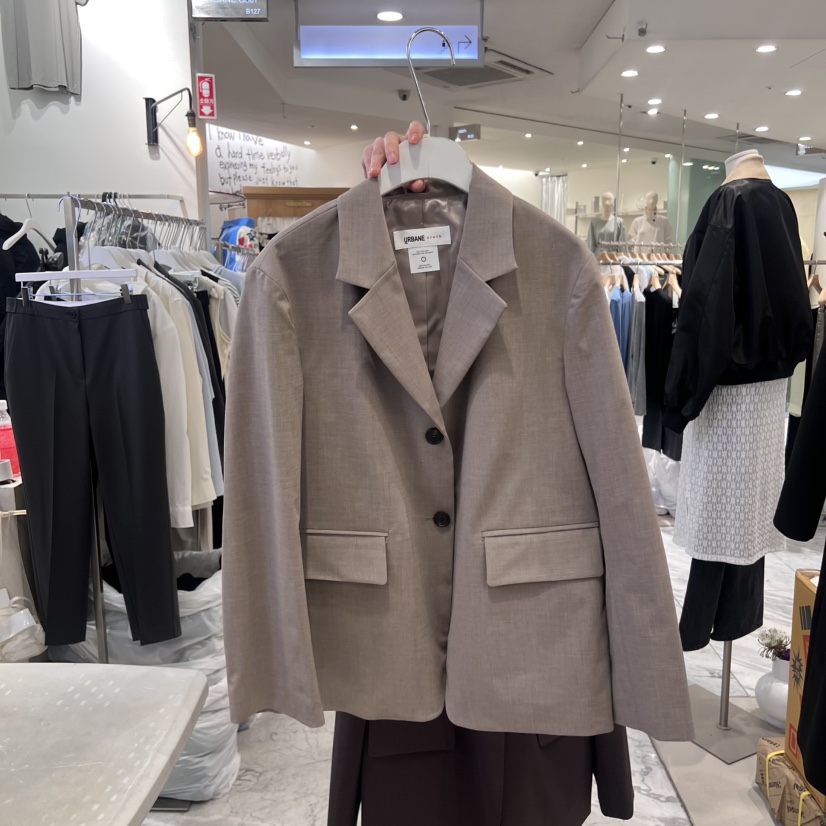 URBANE cloth韓國直郵東大門代購女裝新品職業25春夏真品夾克URBANE cloth夾克