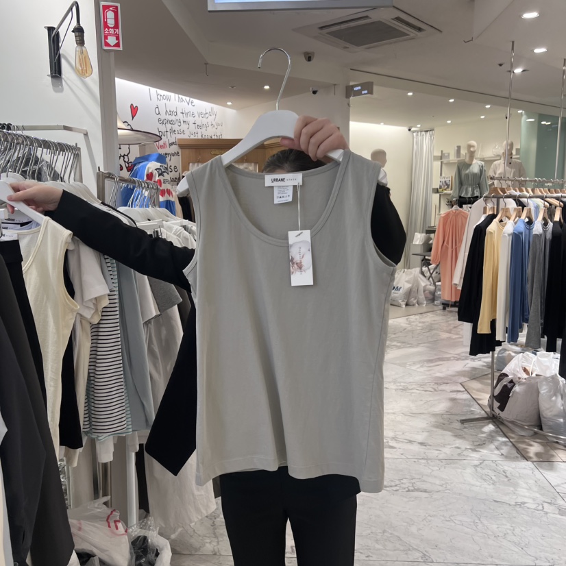 URBANE cloth韓國直郵東大門實拍女裝新款職業時尚吊帶背心URBANE cloth吊帶/背心圖色1