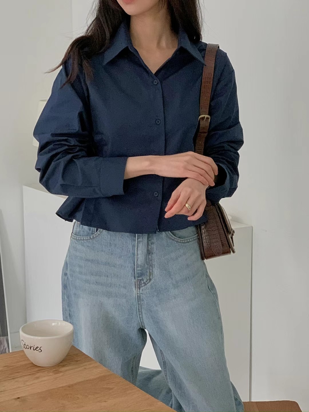 A.ME直郵韓國代購女裝新品真品熱賣時尚25春夏推薦襯衫蕾絲衫A.ME襯衫/蕾絲衫圖色4
