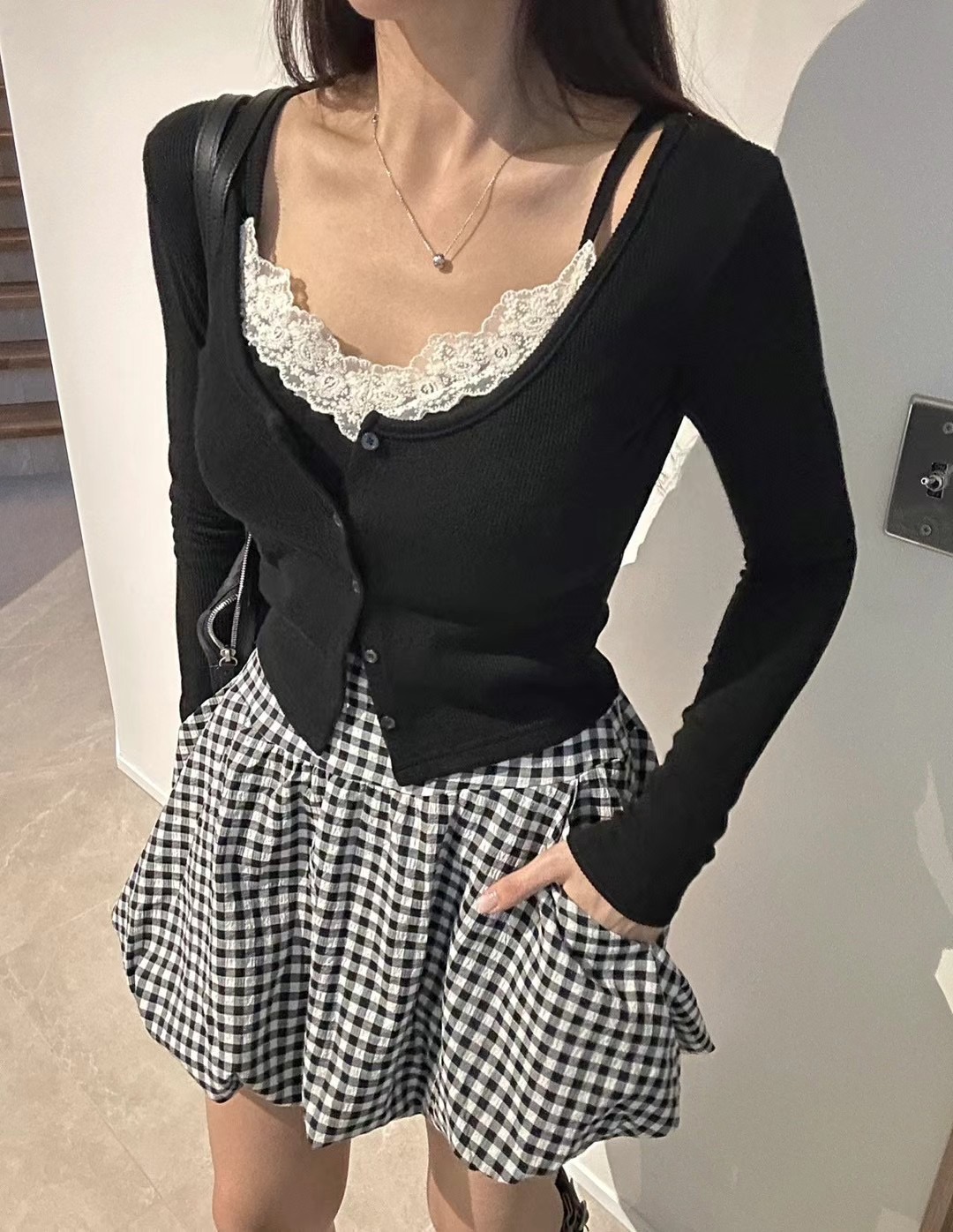 BLACK LINE韓國直郵女裝新品職業人氣25春夏推薦熱賣休閑套裝BLACK LINE套裝圖色3