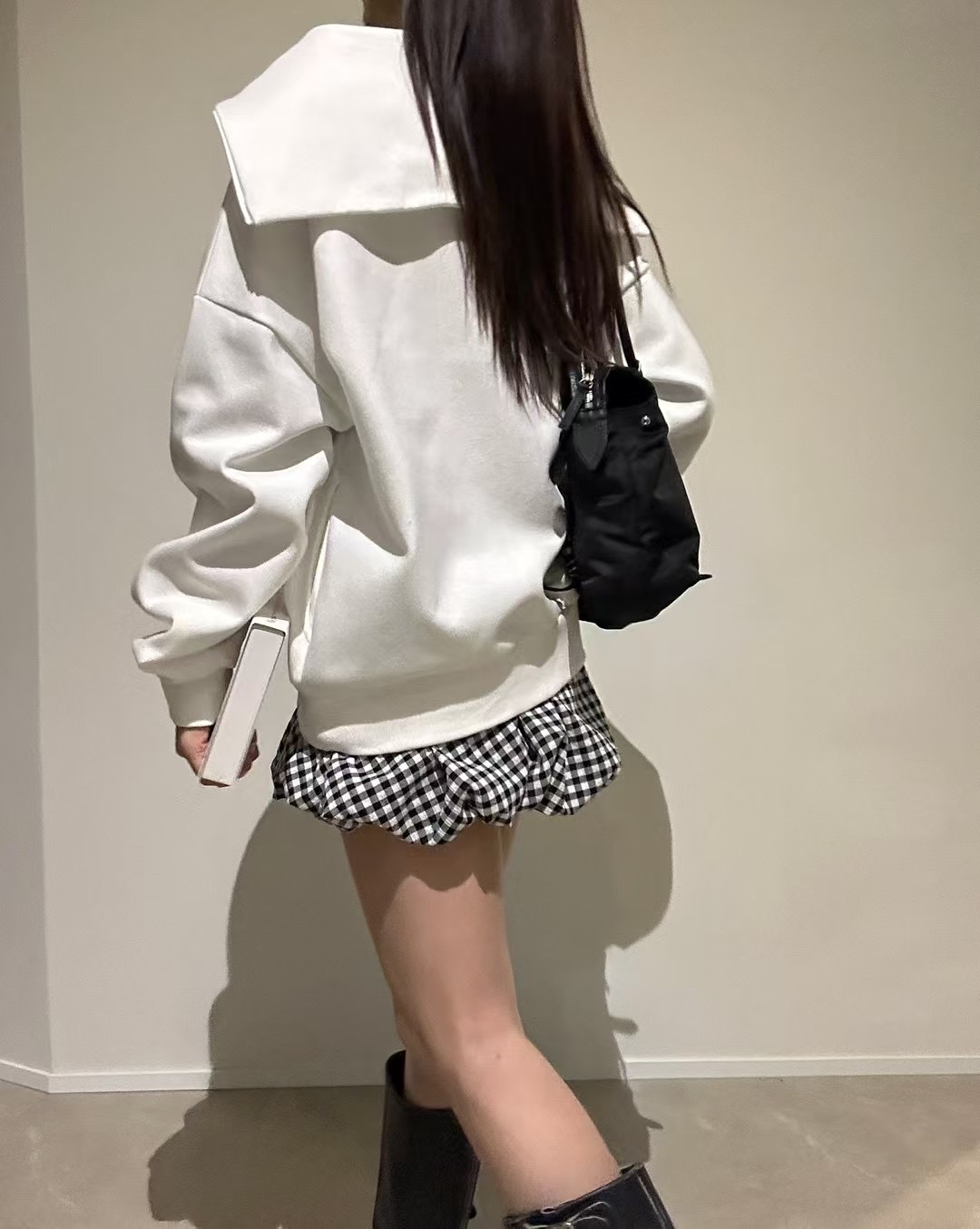 BLACK LINE韓國直郵東大門代購女裝新款職業人氣推薦真品衛衣BLACK LINE衛衣
