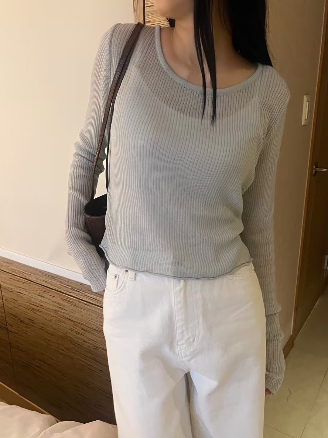 ALL OF US直郵韓國代購女裝新品真品休閑推薦人氣熱賣針織衫ALL OF US針織衫圖色3
