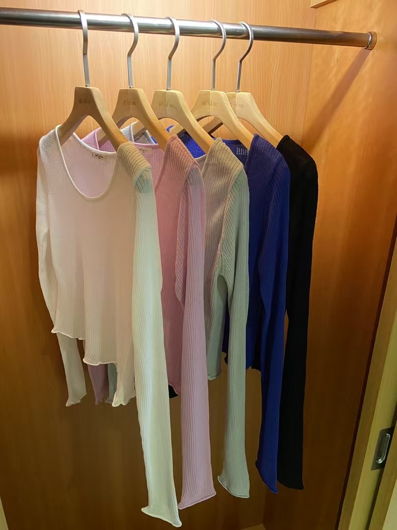 ALL OF US直郵韓國代購女裝新品真品休閑推薦人氣熱賣針織衫ALL OF US針織衫圖色5左五色