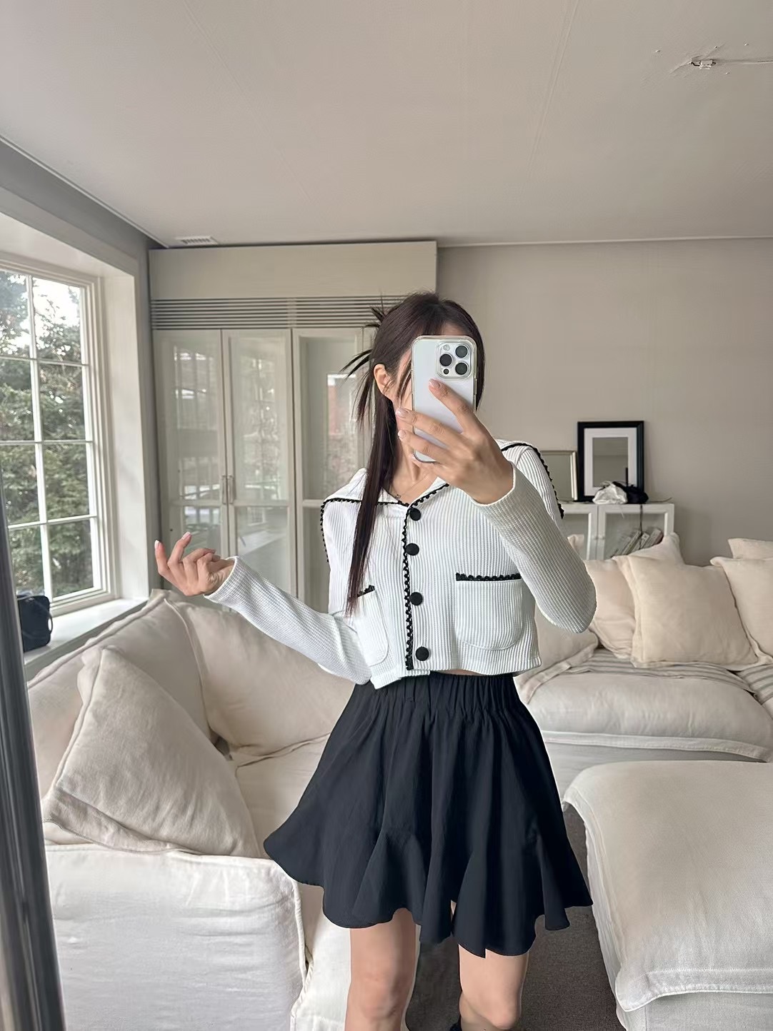 BLACK LINE直郵韓國代購女裝新款休閑真品時尚人氣推薦針織衫BLACK LINE針織衫