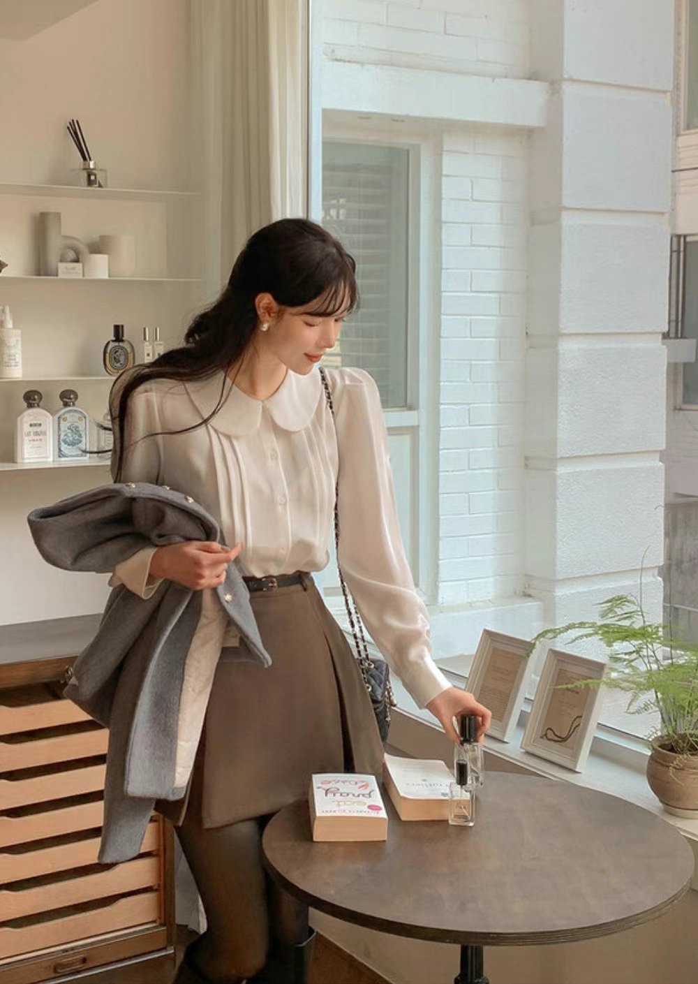 ON-NI-언니-T韓國直郵東大門代購女裝新款推薦襯衫蕾絲衫ON-NI襯衫/蕾絲衫