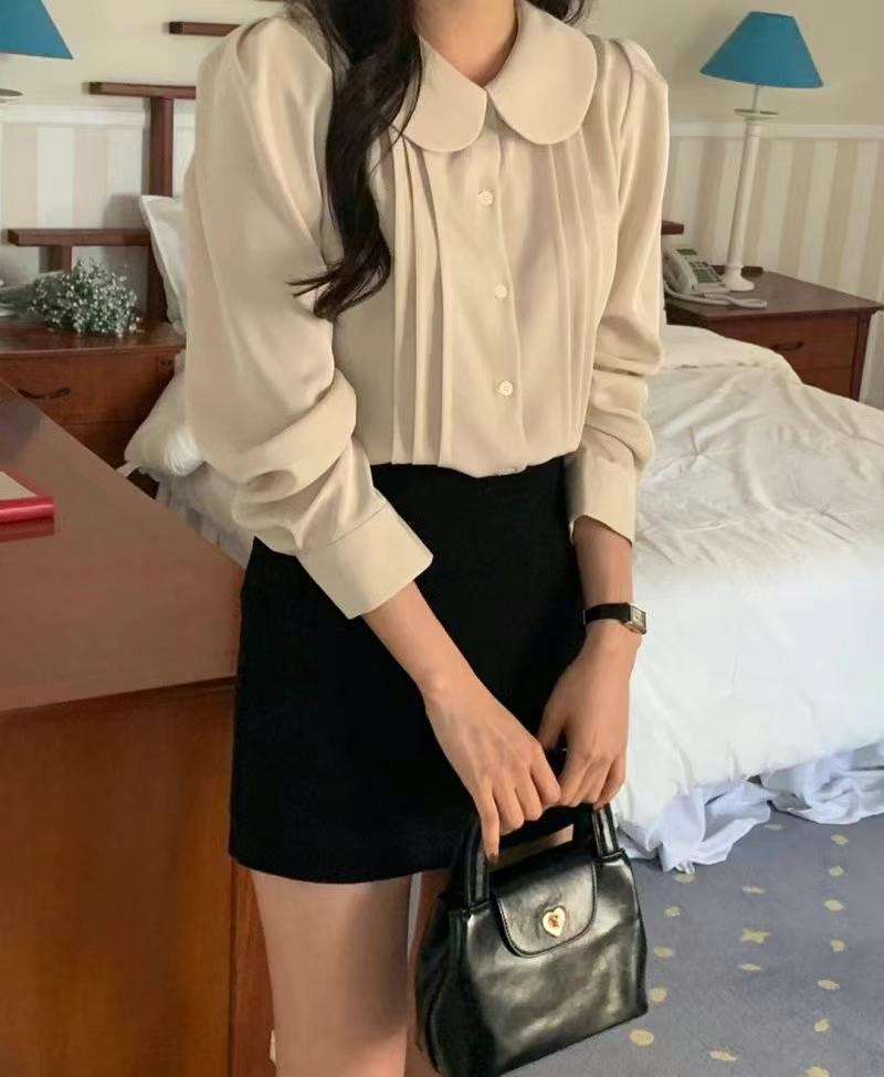 ON-NI-언니-T韓國直郵東大門代購女裝新款推薦襯衫蕾絲衫ON-NI襯衫/蕾絲衫