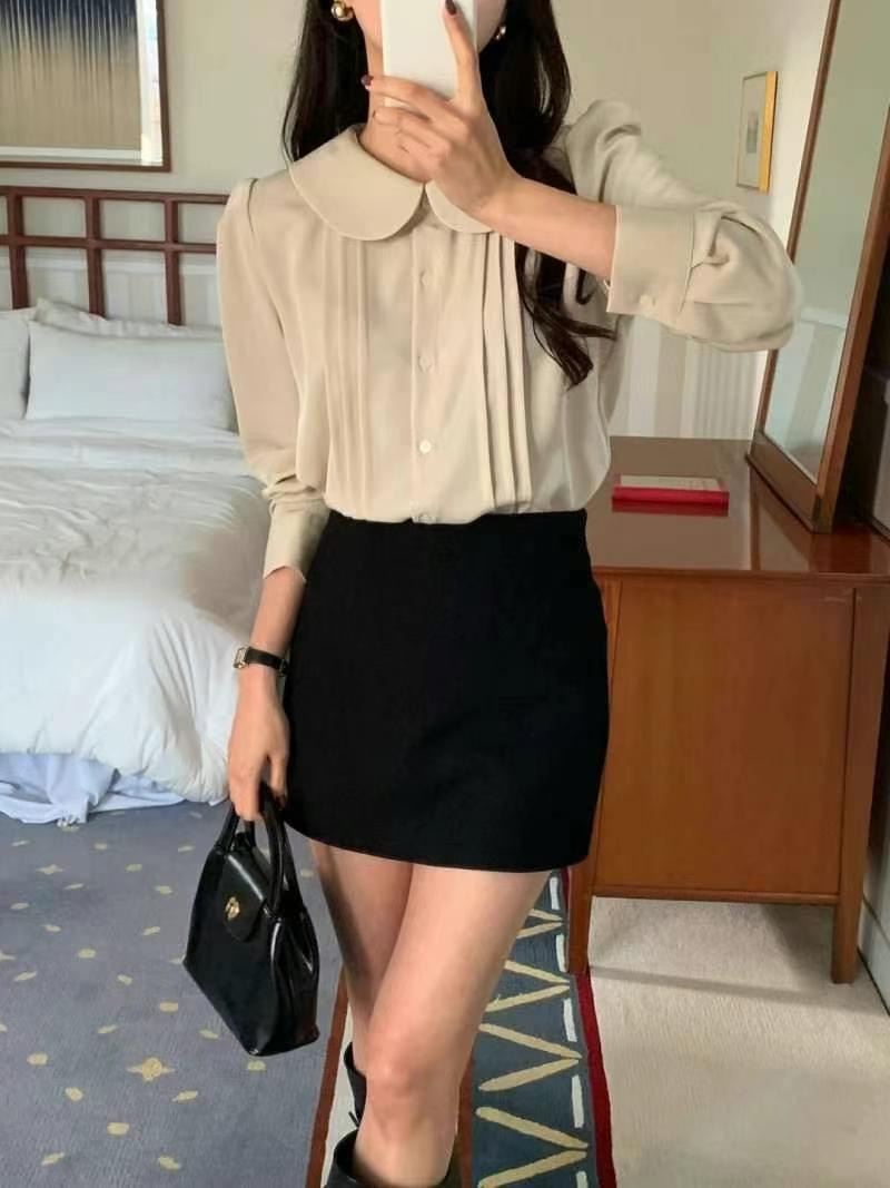 ON-NI-언니-T韓國直郵東大門代購女裝新款推薦襯衫蕾絲衫ON-NI襯衫/蕾絲衫