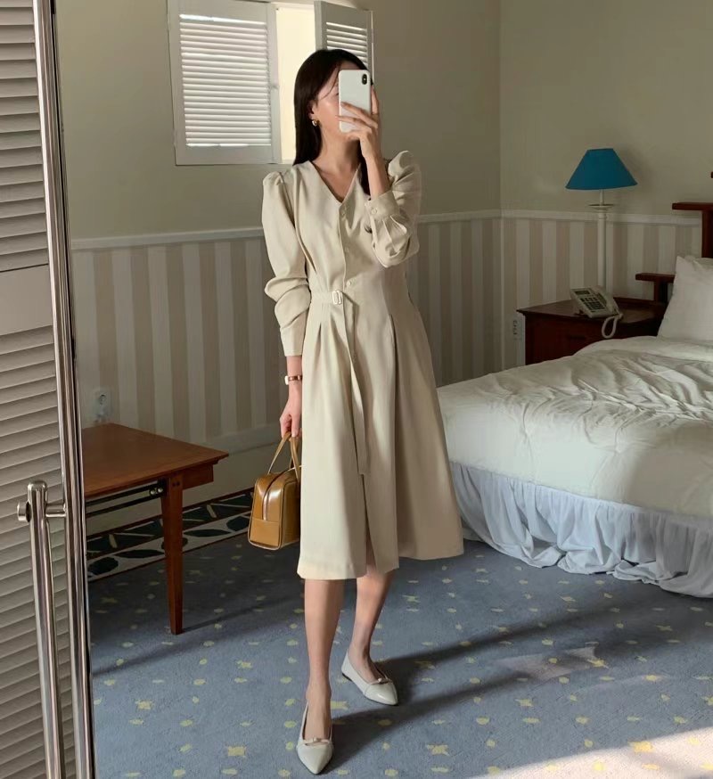 ON-NI-언니-T韓國直郵女裝新款休閑推薦人氣時尚熱賣連衣裙ON-NI連衣裙圖色2