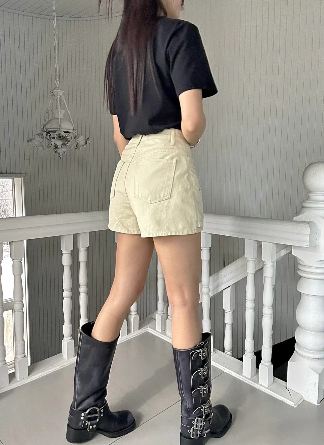 BLACK LINE韓國直郵東大門實拍女裝新款真品推薦時尚熱賣裙褲BLACK LINE裙褲