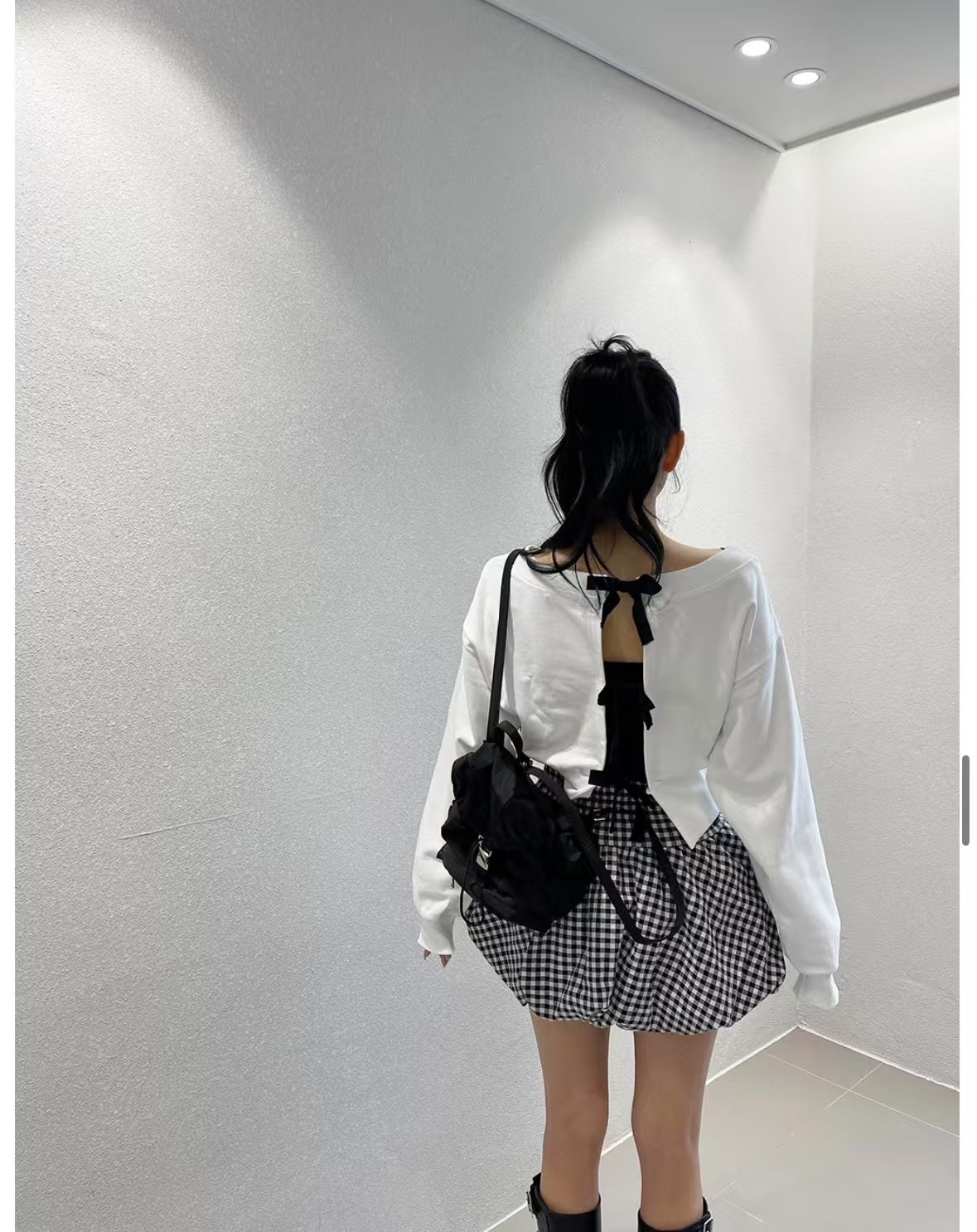 BLACK LINE直郵韓國代購女裝新款人氣真品職業推薦時尚短裙BLACK LINE短裙