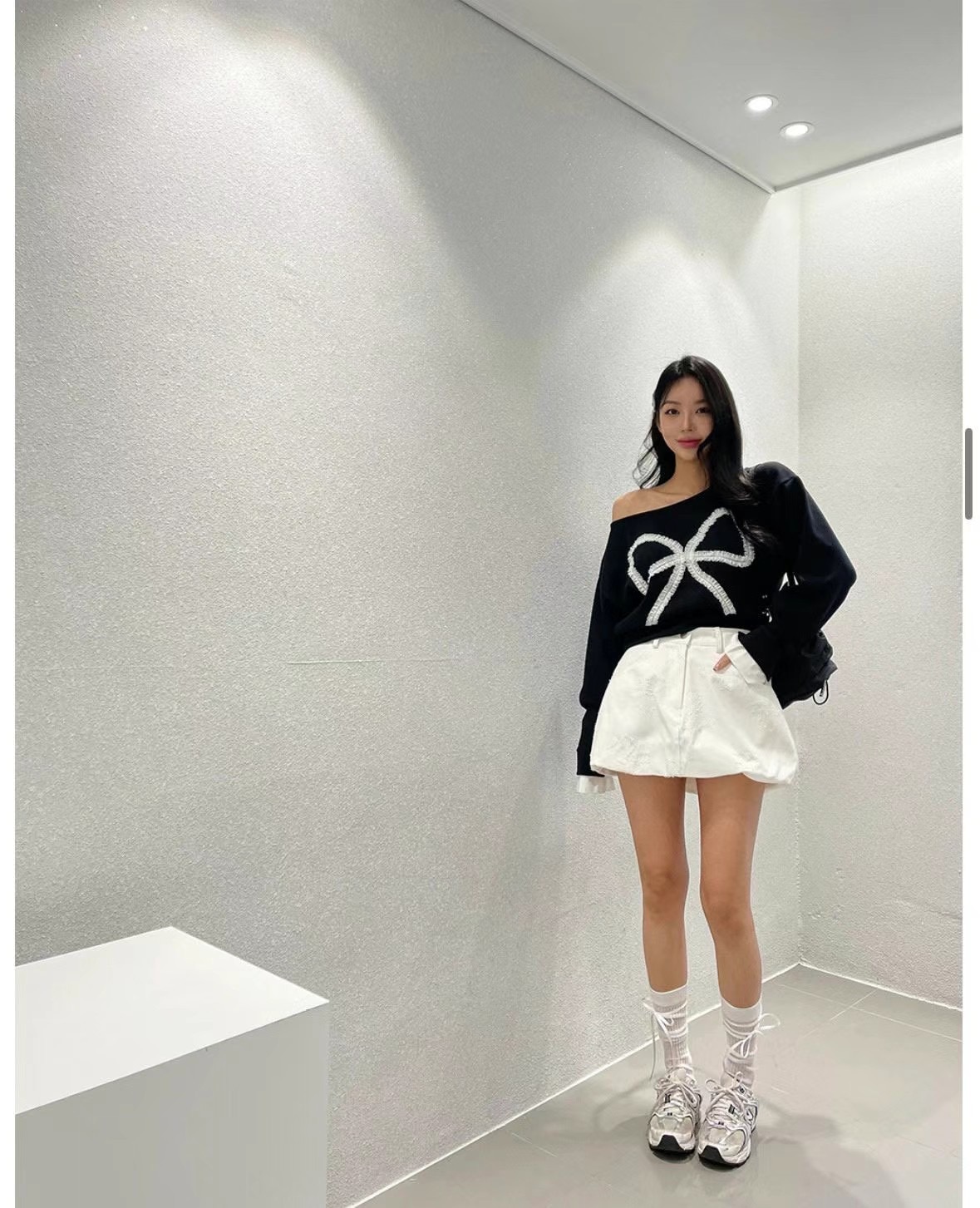 BLACK LINE韓國直郵東大門實拍女裝新款推薦人氣休閑職業衛衣BLACK LINE衛衣