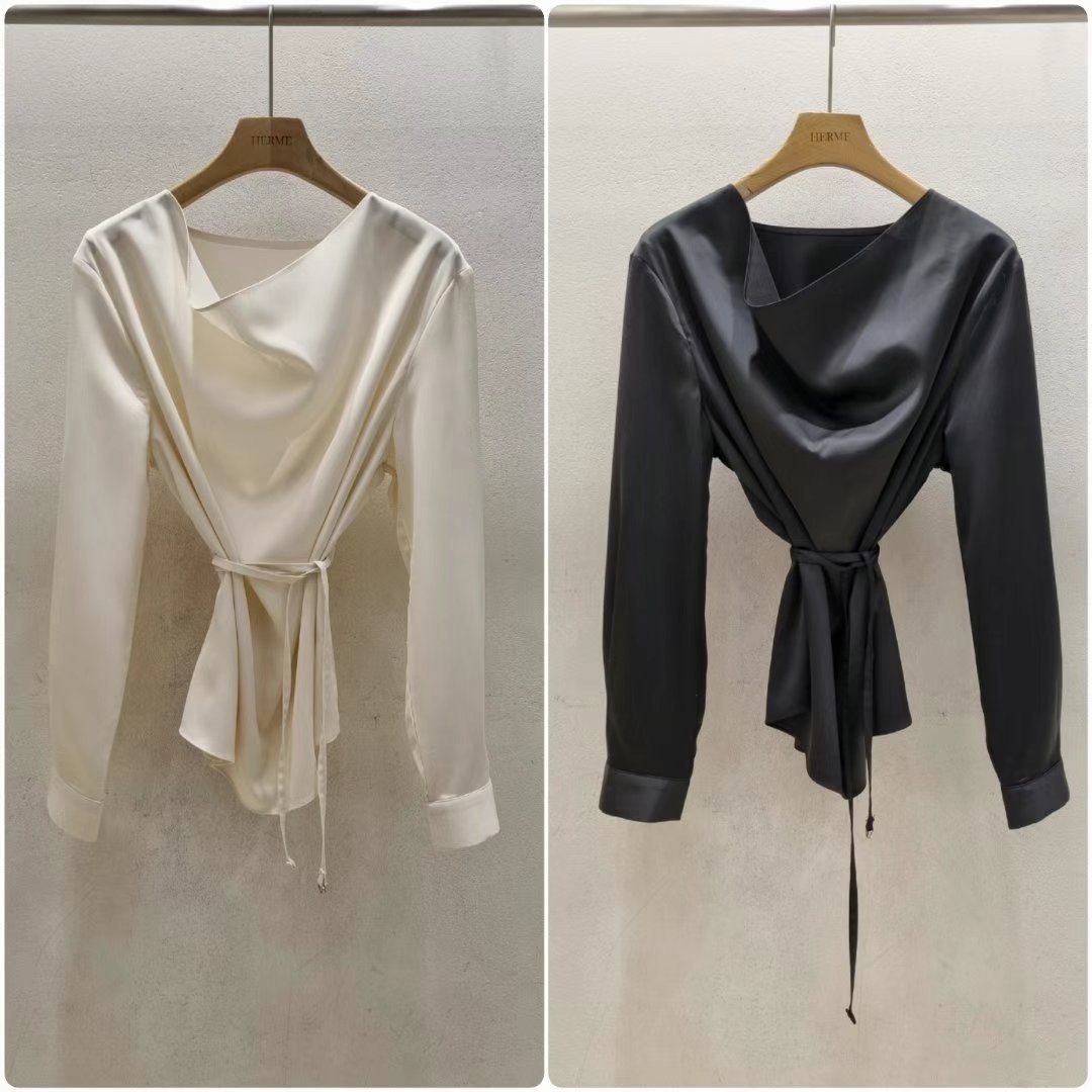HERME韓國直郵東大門代購女裝新品休閑推薦真品職業襯衫蕾絲衫HERME襯衫/蕾絲衫