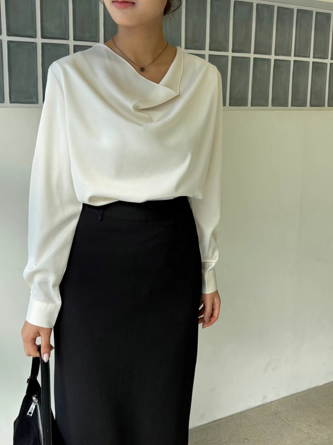 HERME韓國直郵東大門代購女裝新品休閑推薦真品職業襯衫蕾絲衫HERME襯衫/蕾絲衫