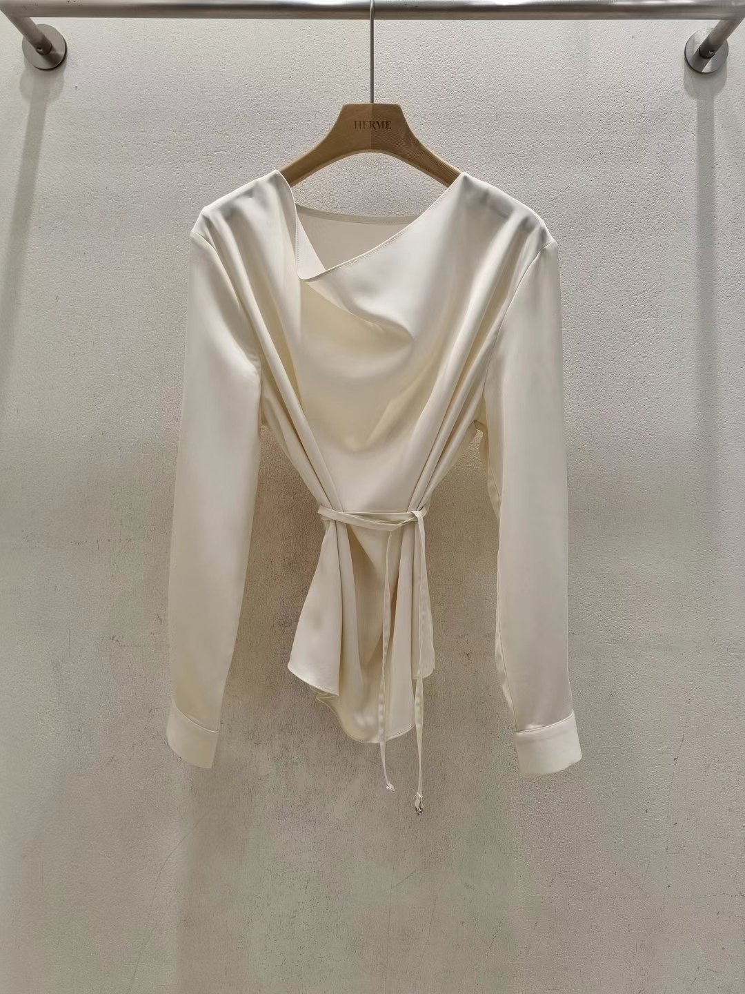 HERME韓國直郵東大門代購女裝新品休閑推薦真品職業襯衫蕾絲衫HERME襯衫/蕾絲衫圖色1