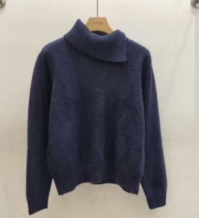 HERME韓國直郵東大門代購女裝新款真品休閑時尚熱賣毛衣高領HERME毛衣