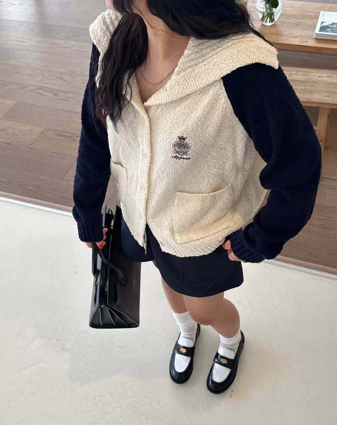 APPEAR直郵韓國代購女裝新款休閑熱賣25春夏人氣時尚針織衫APPEAR針織衫
