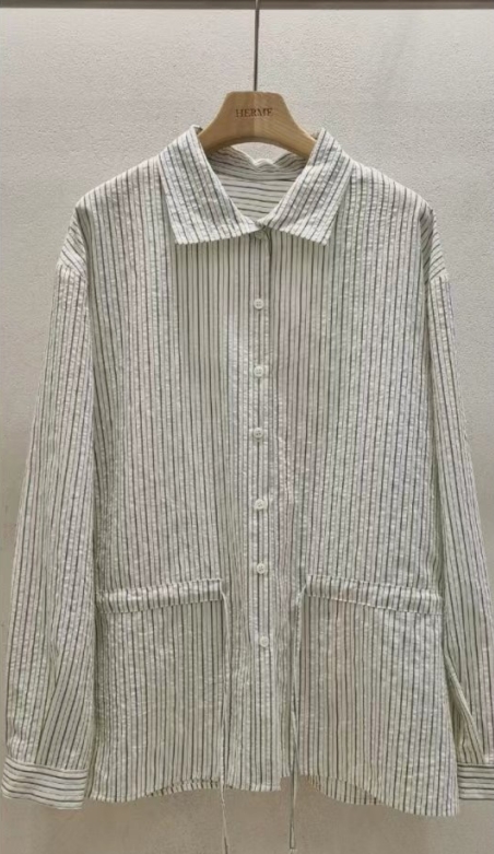 HERME韓國直郵東大門實拍女裝新款熱賣休閑25春夏襯衫蕾絲衫HERME襯衫/蕾絲衫圖色2