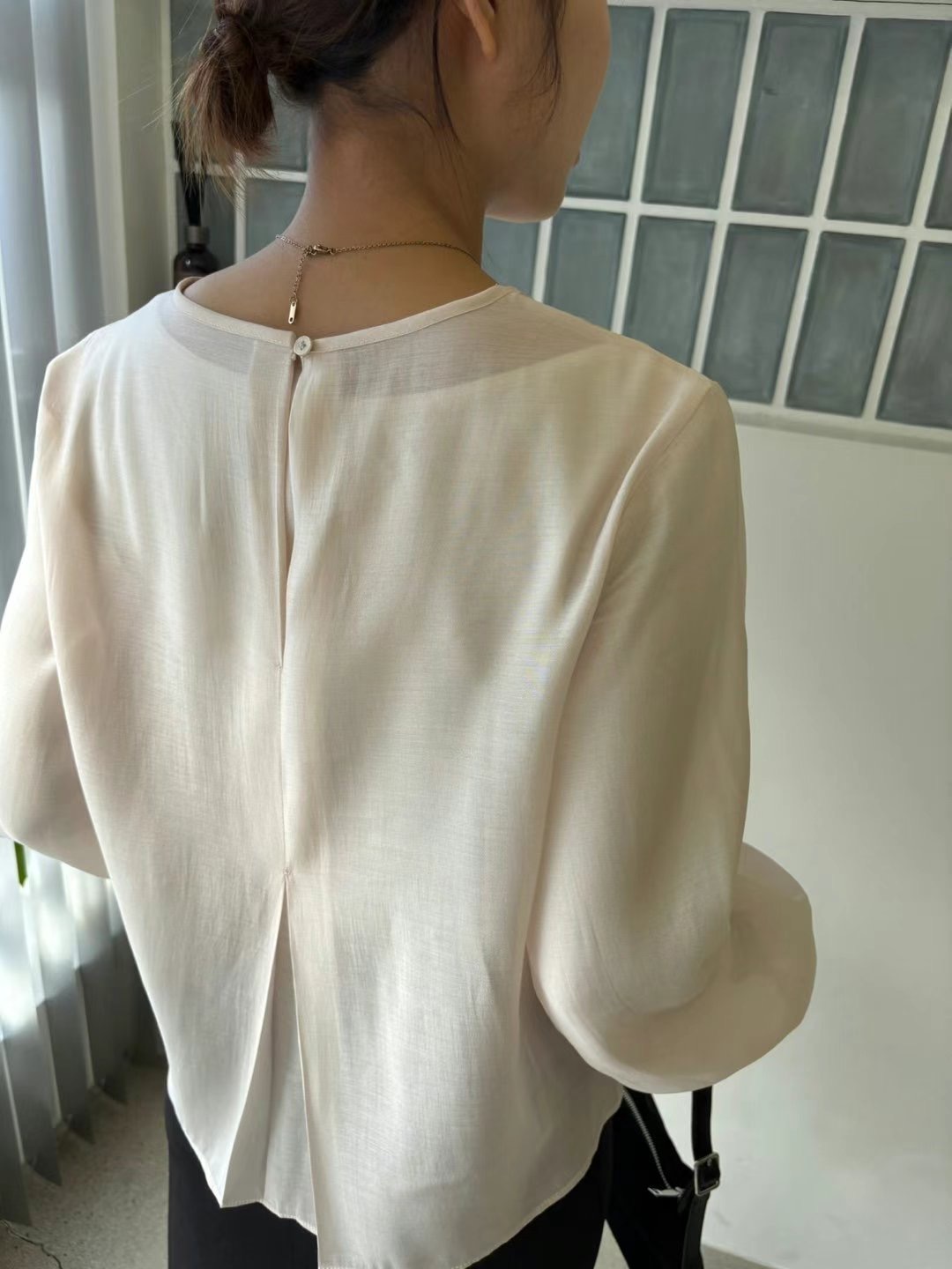 HERME韓國直郵女裝新品熱賣25春夏推薦休閑時尚真品襯衫蕾絲衫HERME襯衫/蕾絲衫