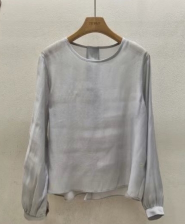 HERME韓國直郵女裝新品熱賣25春夏推薦休閑時尚真品襯衫蕾絲衫HERME襯衫/蕾絲衫圖色3