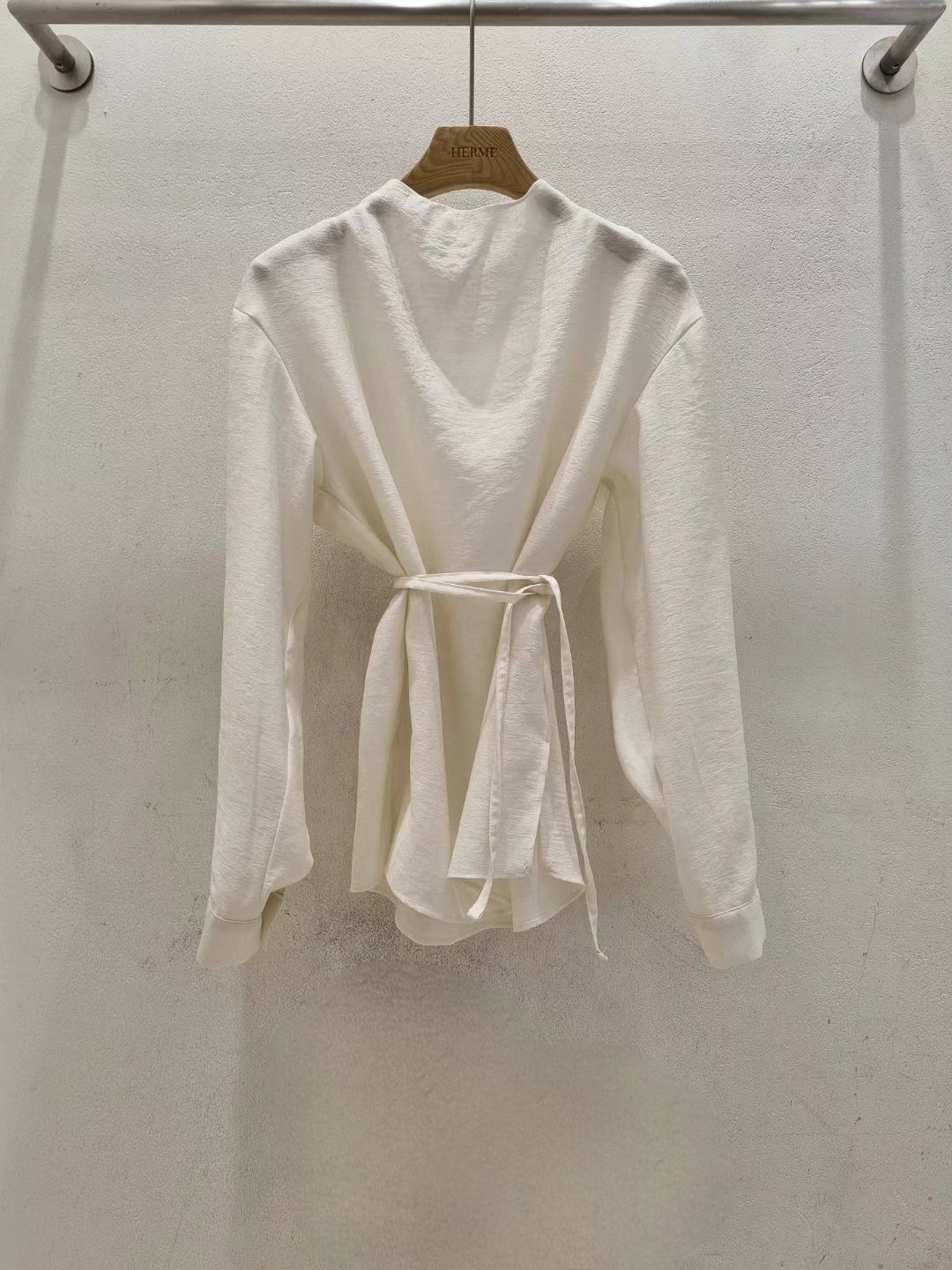 HERME直郵韓國代購女裝新款人氣25春夏推薦真品時尚襯衫蕾絲衫HERME襯衫/蕾絲衫