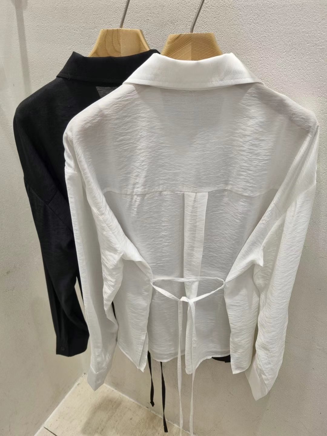 HERME韓國直郵女裝新品熱賣職業推薦時尚真品25春夏襯衫蕾絲衫HERME襯衫/蕾絲衫