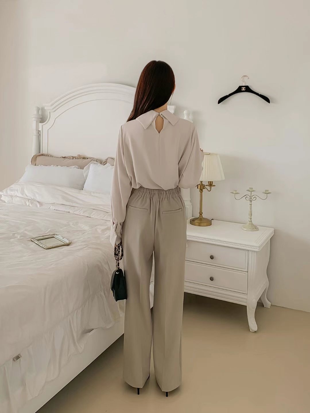 MANGO韓國直郵女裝新款熱賣休閑人氣25春夏時尚真品正裝褲西褲MANGO正裝褲/西褲