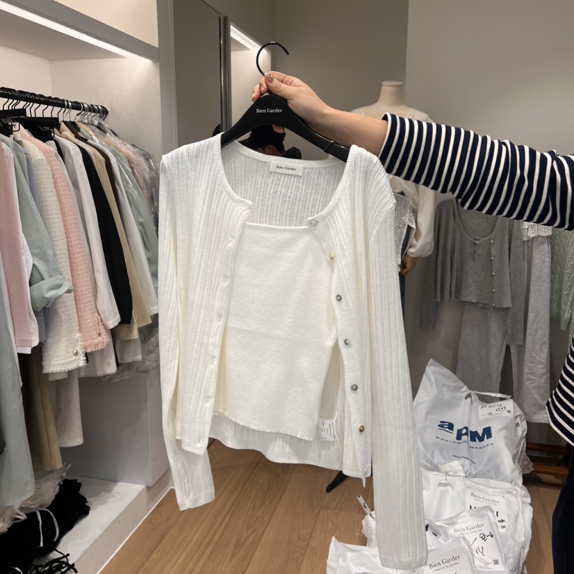 BIEN GARDER直郵韓國代購女裝新品熱賣人氣25春夏休閑套裝BIEN GARDER套裝圖色2