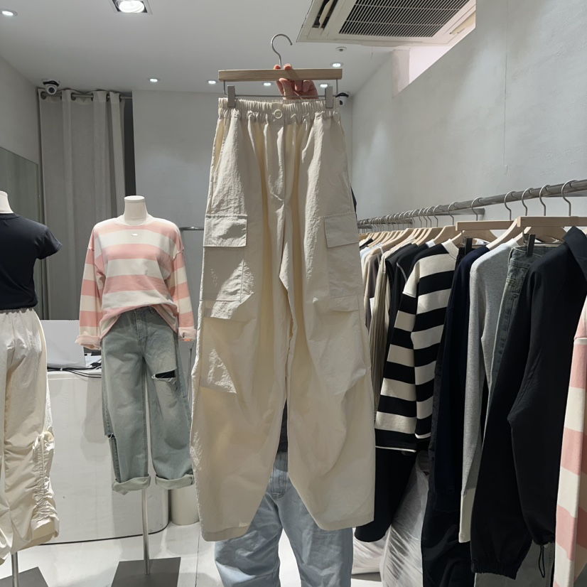 VENICE韓國直郵東大門實拍女裝新品25春夏職業休閑褲蝴蝶結VENICE休閑褲