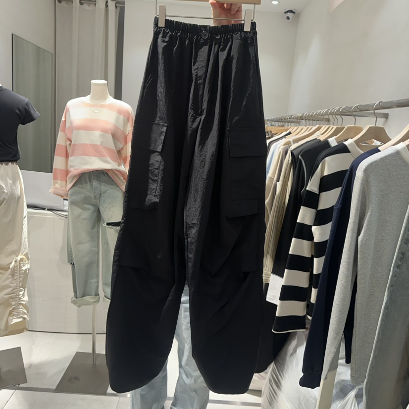 VENICE韓國直郵東大門實拍女裝新品25春夏職業休閑褲蝴蝶結VENICE休閑褲圖色2