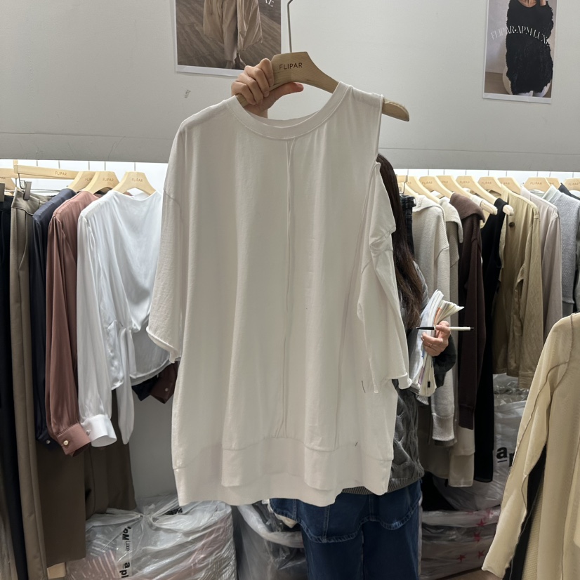 FLIPAR韓國直郵東大門實拍女裝新品25春夏人氣真品熱賣推薦T恤FLIPART恤圖色3