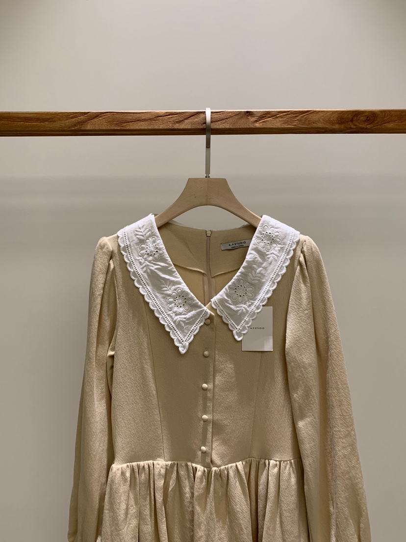 A P-STUDIO韓國直郵東大門代購女裝新品推薦休閑真品連衣裙A P-STUDIO連衣裙