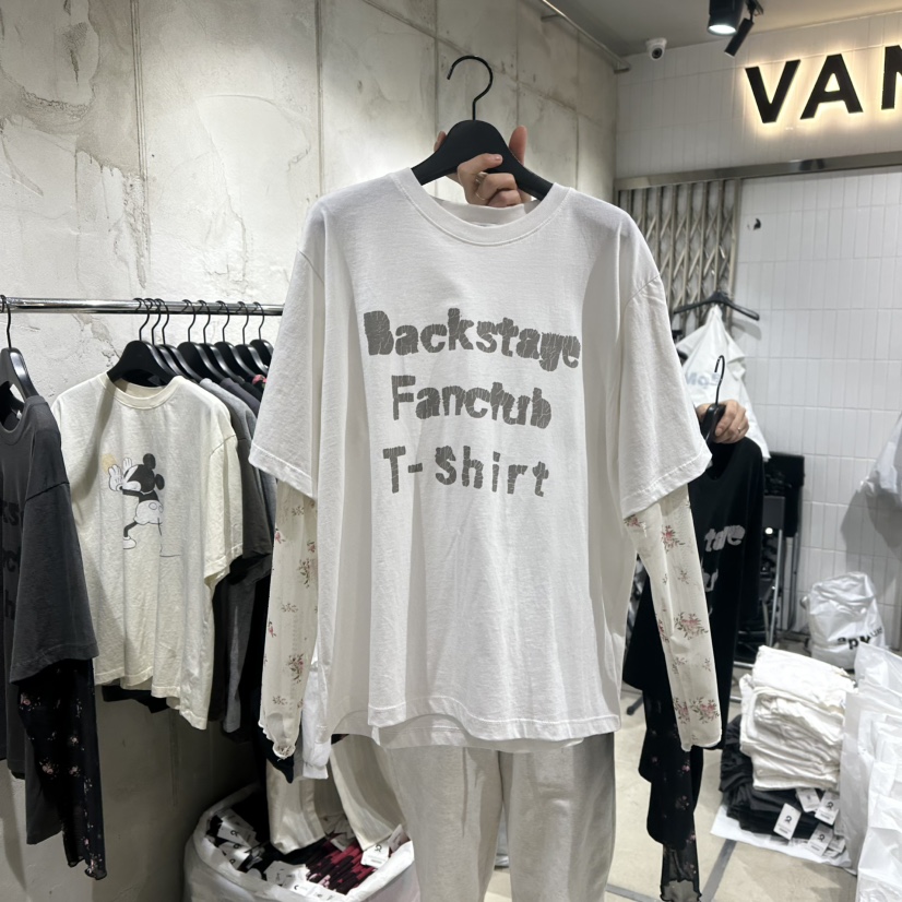 VANTA直郵韓國代購女裝新款25春夏人氣時尚休閑長袖T恤假兩件VANTA長袖T恤