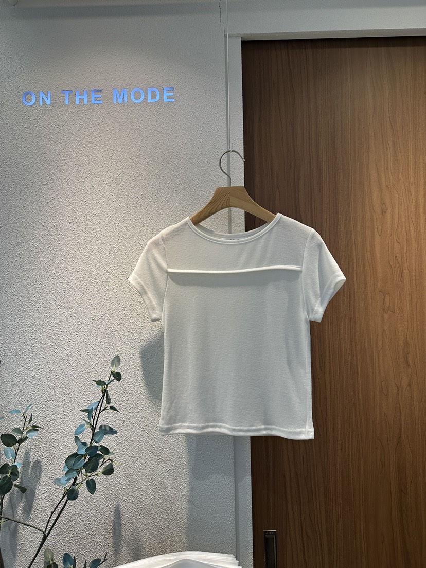 ON THE MODE韓國直郵女裝新款人氣時尚推薦真品25春夏T恤ON THE MODET恤