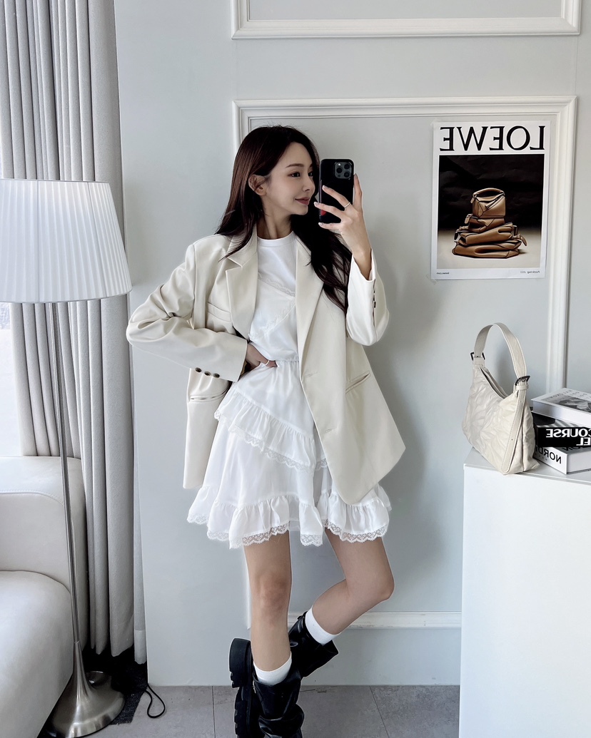CLOTH韓國直郵女裝新品真品25春夏人氣職業熱賣休閑時尚夾克CLOTH夾克