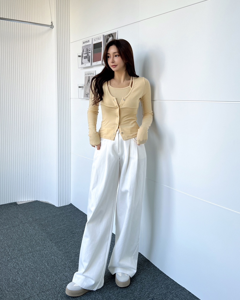 CLOTH東大門實拍女士新品25春夏職業休閑真品推薦時尚套裝天絲CLOTH套裝