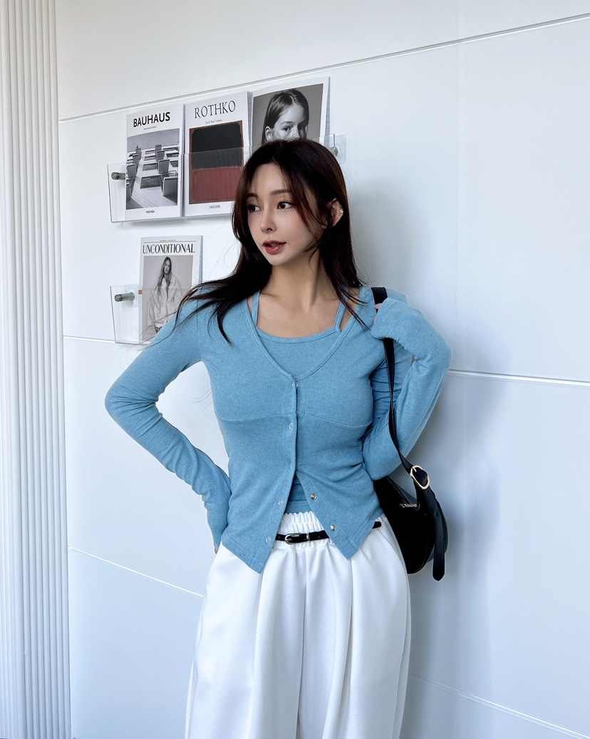 CLOTH東大門實拍女士新品25春夏職業休閑真品推薦時尚套裝天絲CLOTH套裝圖色3
