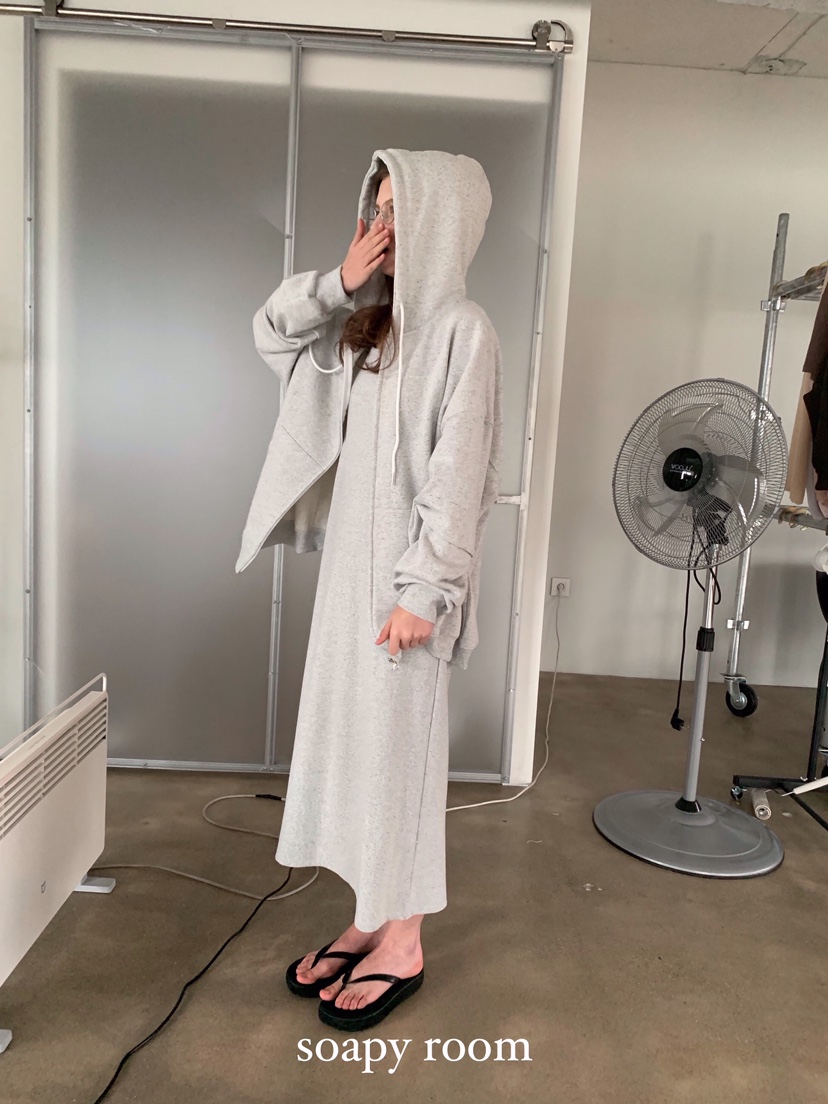 SOAPYROOM東大門直郵女裝新款休閑25春夏職業人氣夾克拉鏈兜帽SOAPYROOM夾克