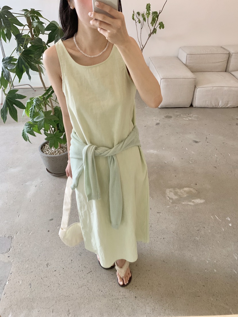 SOAPYROOM韓國直郵女士新品職業時尚推薦休閑人氣連衣裙亞麻SOAPYROOM連衣裙