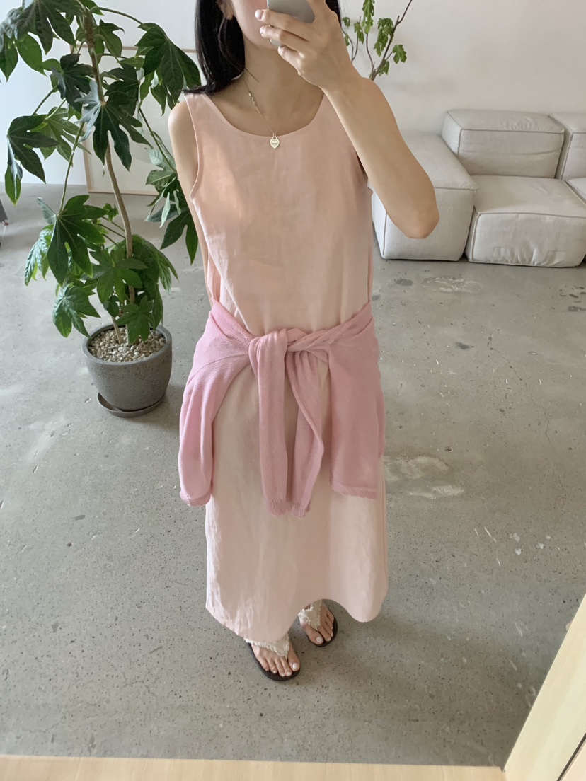 SOAPYROOM韓國直郵女士新品職業時尚推薦休閑人氣連衣裙亞麻SOAPYROOM連衣裙