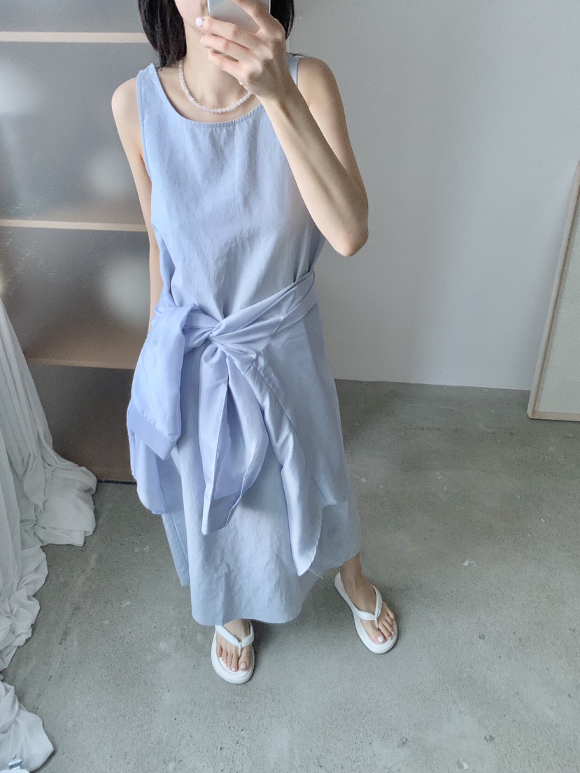 SOAPYROOM韓國直郵女士新品職業時尚推薦休閑人氣連衣裙亞麻SOAPYROOM連衣裙
