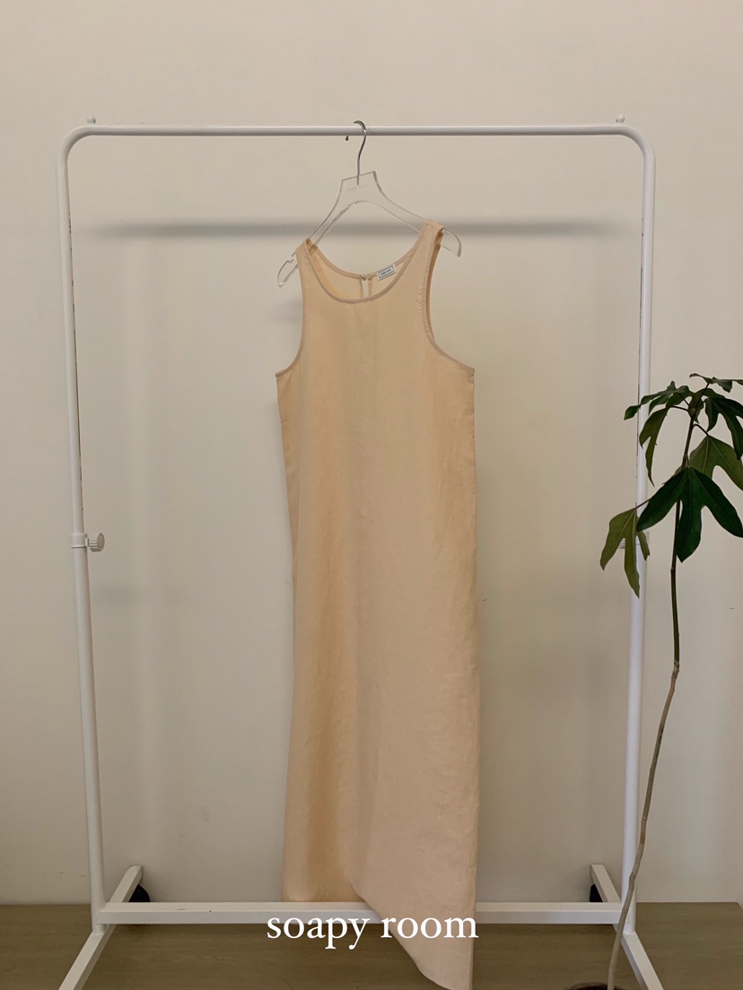 SOAPYROOM韓國直郵女士新品職業時尚推薦休閑人氣連衣裙亞麻SOAPYROOM連衣裙圖色2