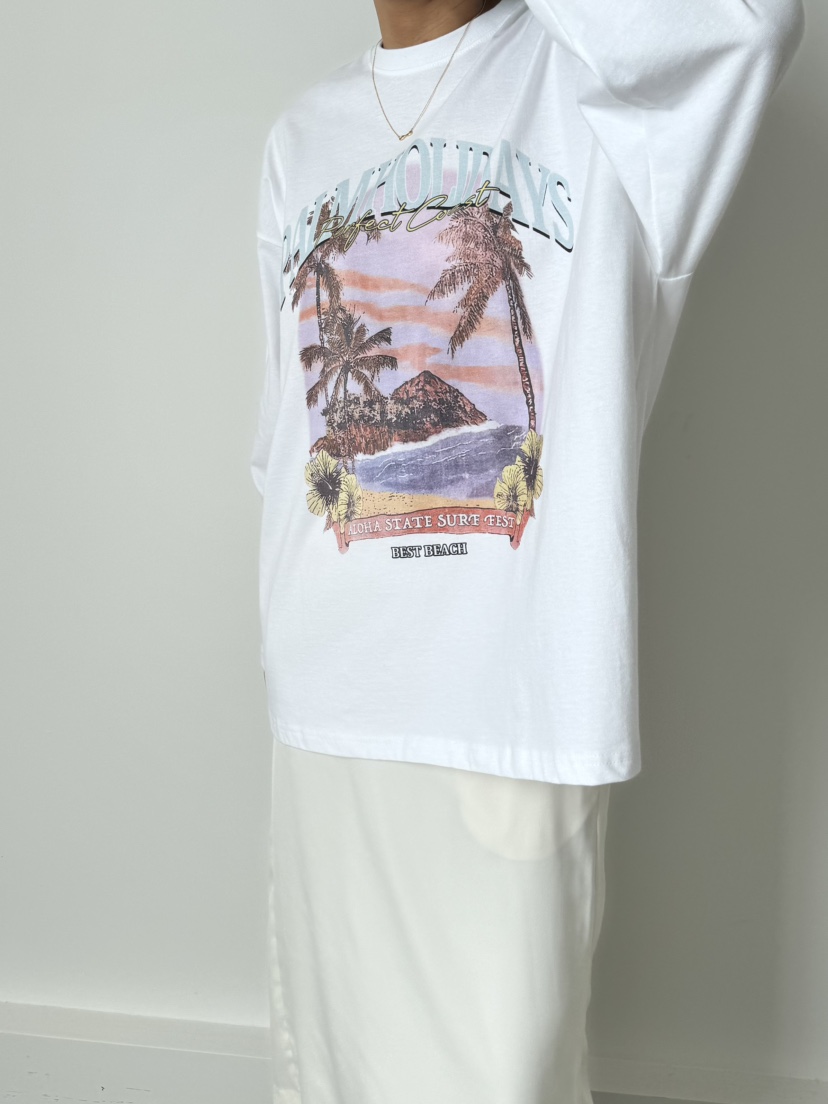 GOLDEN MARKET東大門直郵女裝新品25春夏真品熱賣人氣長袖T恤GOLDEN MARKET長袖T恤