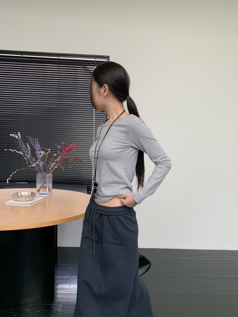 MURMUR韓國代購女裝新品職業熱賣時尚推薦真品休閑人氣長袖T恤MURMUR長袖T恤