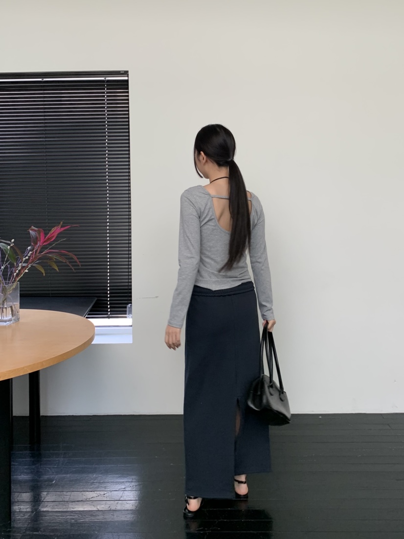 MURMUR韓國代購女裝新品職業熱賣時尚推薦真品休閑人氣長袖T恤MURMUR長袖T恤