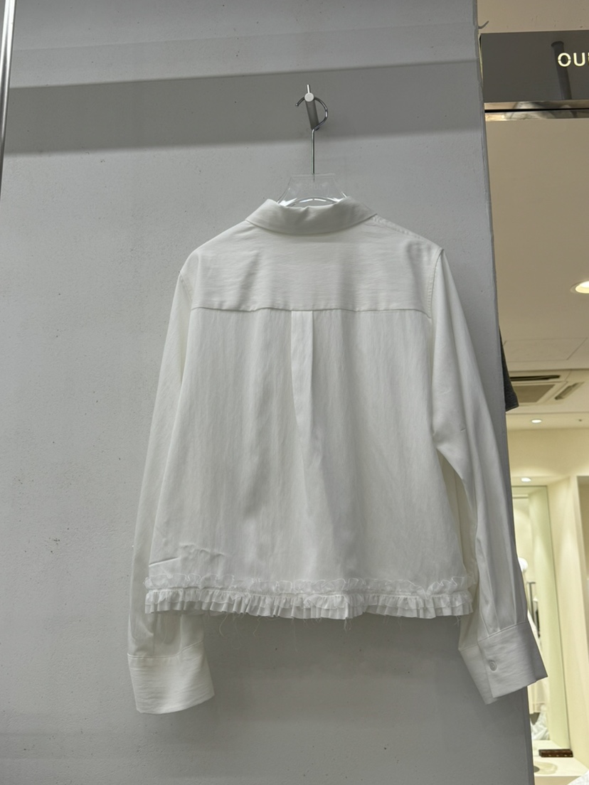 OURS東大門實拍女裝新品職業25春夏推薦時尚人氣襯衫蕾絲衫OURS襯衫/蕾絲衫