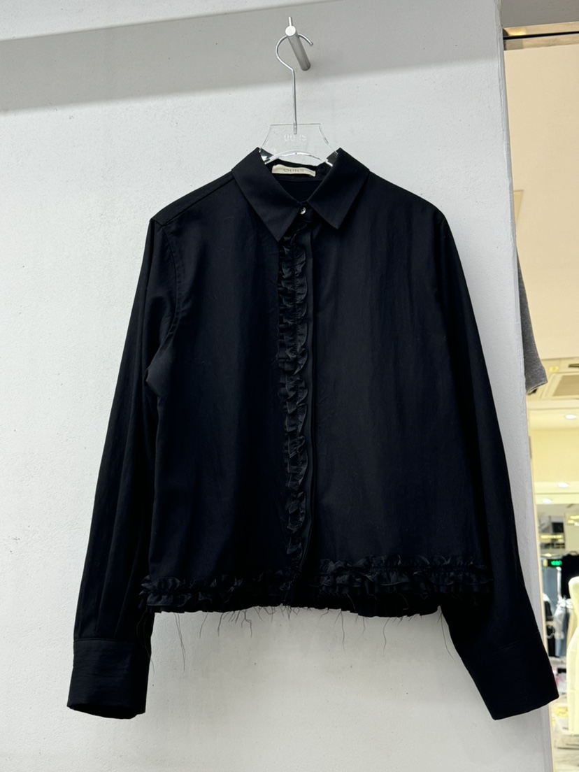OURS東大門實拍女裝新品職業25春夏推薦時尚人氣襯衫蕾絲衫OURS襯衫/蕾絲衫圖色2