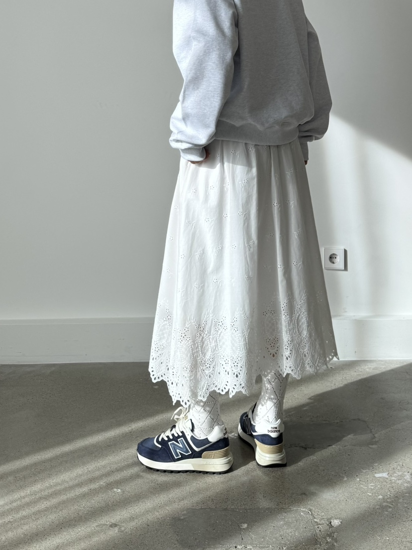 GOLDEN MARKET東大門代購女士新品25春夏休閑推薦時尚長裙GOLDEN MARKET長裙